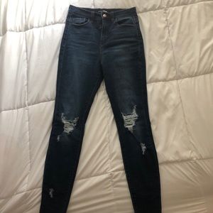 Fashionnova High Waist Ripped Skinny Jeans